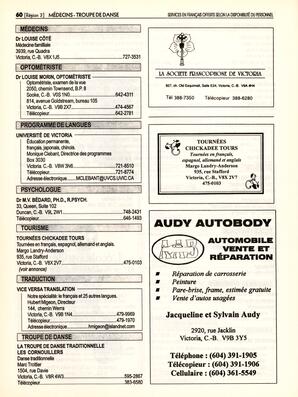   ANNUAIRE - FFCB, 1996   , page 60