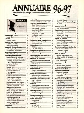  ANNUAIRE - FFCB, 1996   , page 6