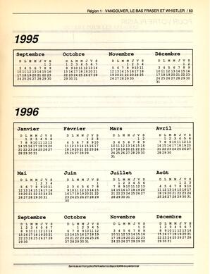   ANNUAIRE - FFCB, 1995   , page 65