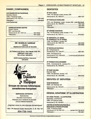   ANNUAIRE - FFCB, 1995   , page 21