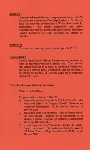   DANS L'CADRE, 1990   , page 21