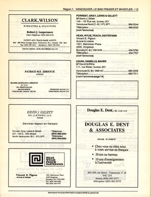   ANNUAIRE - FFCB, 1995   , page 15