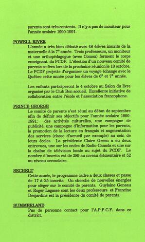   DANS L'CADRE, 1990   , page 20