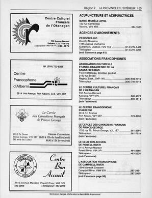   ANNUAIRE - FFCB, 1994   , page 57