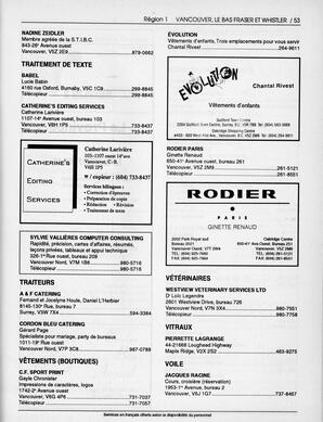   ANNUAIRE - FFCB, 1994   , page 55