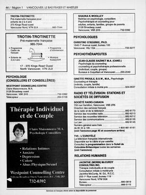   ANNUAIRE - FFCB, 1994   , page 46