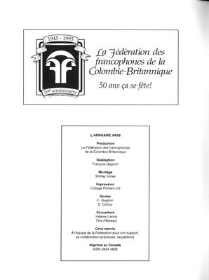   ANNUAIRE - FFCB, 1994   , page 2