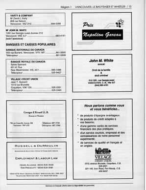   ANNUAIRE - FFCB, 1994   , page 15