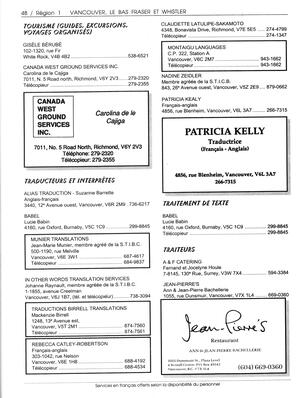   ANNUAIRE - FFCB, 1993   , page 50
