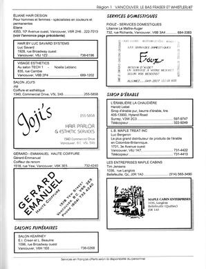   ANNUAIRE - FFCB, 1993   , page 49