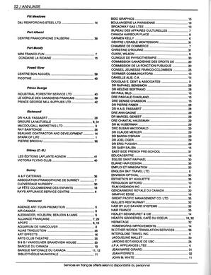   ANNUAIRE - FFCB, 1992   , page 54