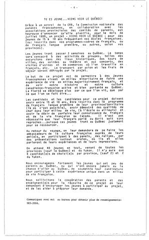   DANS L'CADRE, 1989   , page 4