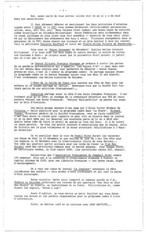   DANS L'CADRE, 1988   , page 3