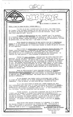   DANS L'CADRE, 1988   , page 1