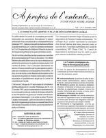 À PROPOS DE L'ENTENTE - FFCB, 1995