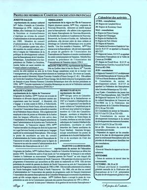   À PROPOS DE L'ENTENTE - FFCB, 1995   , page 2