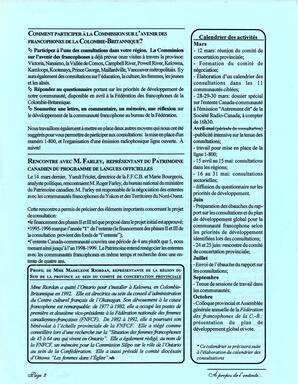   À PROPOS DE L'ENTENTE - FFCB, 1995   , page 2