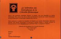 À PROPOS DE L'ENTENTE - FFCB, 2012