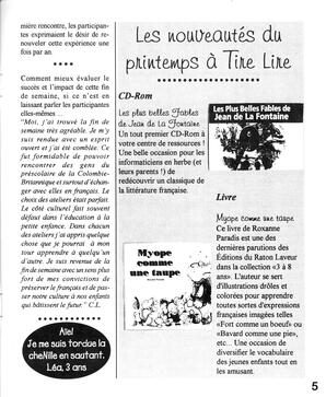   LE JOURNAL DE TIRE LIRE, 1996   , page 5