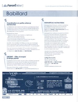   PARENTHÈSE, 2007   , page 14