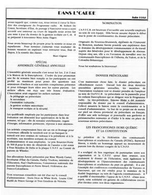   DANS L'CADRE, 1992   , page 2