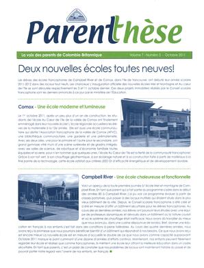   PARENTHÈSE, 2011   , page 1