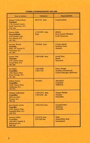   DANS L'CADRE, 1991   , page 2