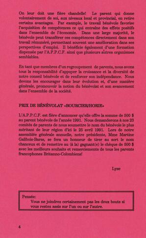   DANS L'CADRE, 1991   , page 6