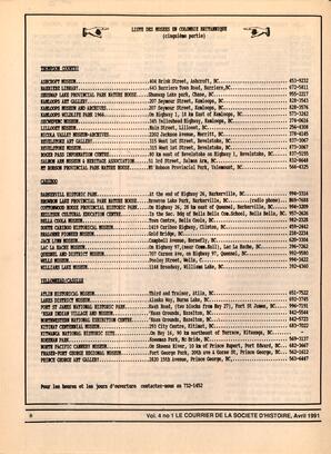   LE COURRIER, 1991   , page 8