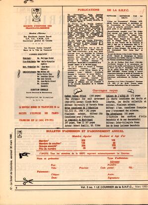   LE COURRIER, 1990   , page 2