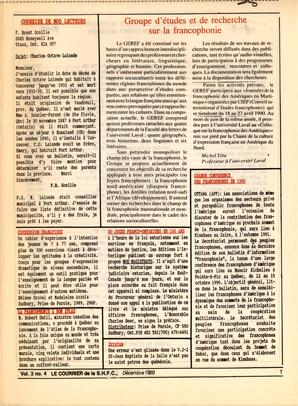   LE COURRIER, 1989   , page 7
