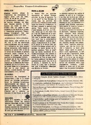   LE COURRIER, 1989   , page 5