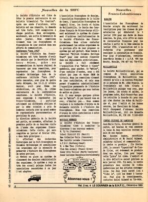   LE COURRIER, 1989   , page 4