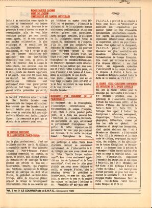   LE COURRIER, 1989   , page 7