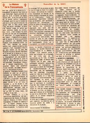  LE COURRIER, 1989   , page 3
