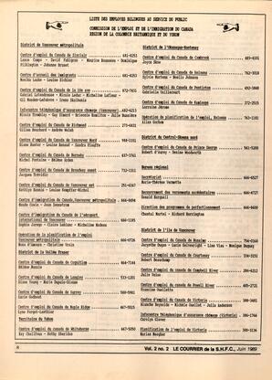   LE COURRIER, 1989   , page 8
