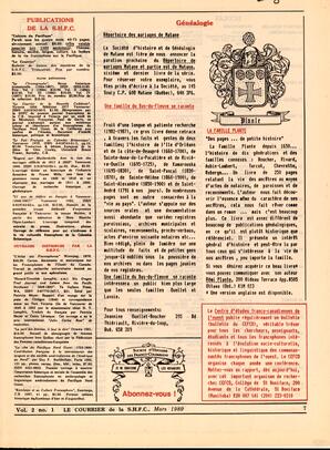   LE COURRIER, 1989   , page 7