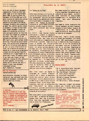  LE COURRIER, 1989   , page 3