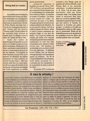   LE COURRIER, 1992   , page 5
