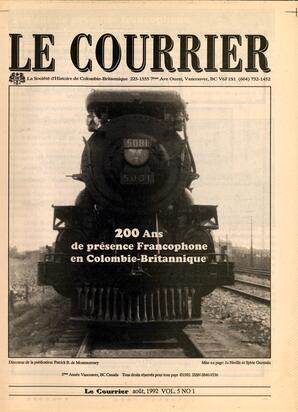   LE COURRIER, 1992   , page 1