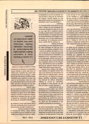   LE COURRIER, 1991   , page 6