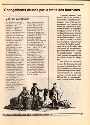   LE COURRIER, 1991   , page 5