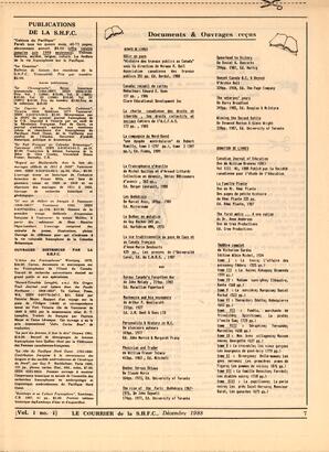   LE COURRIER, 1988   , page 7