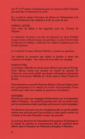   DANS L'CADRE, 1991   , page 10