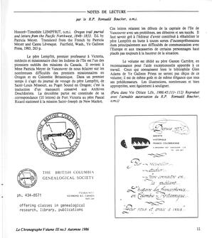   LE CHRONOGRAPHE, 1986   , page 13