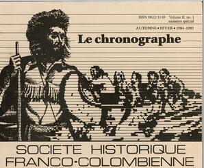   LE CHRONOGRAPHE, 1984-1985   , page 1