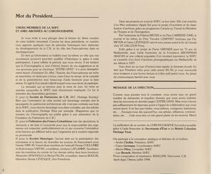   LE CHRONOGRAPHE, 1984   , page 2