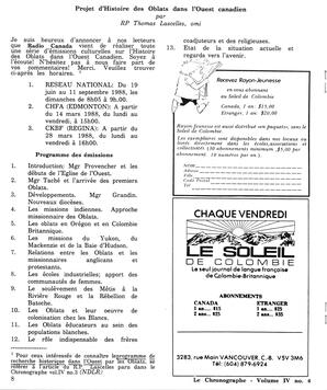   LE CHRONOGRAPHE, 1988   , page 12