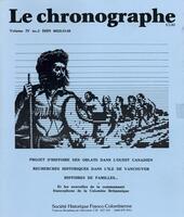 LE CHRONOGRAPHE, 1987