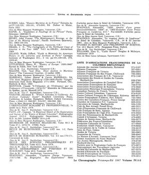   LE CHRONOGRAPHE, 1987   , page 30